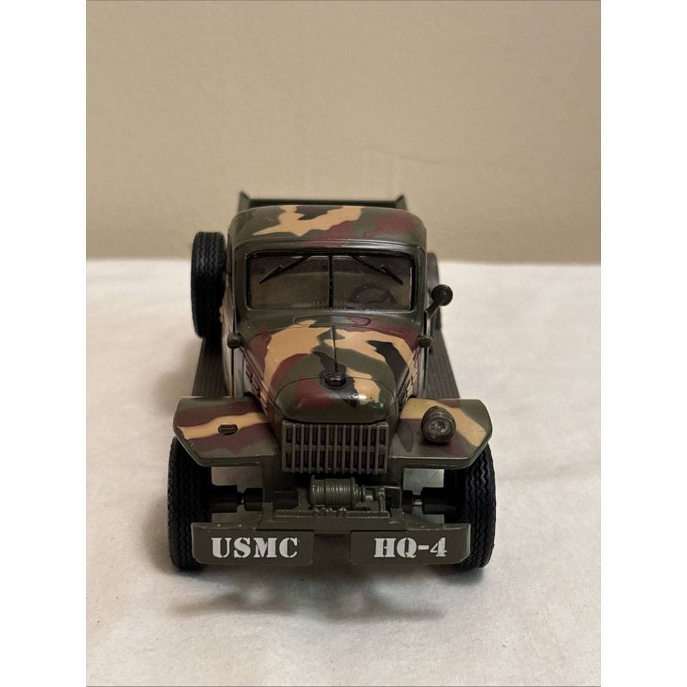 USMC 1946 Dodge Power Wagon Truck 1:32 Diecast Military Camo HQ-4 4361